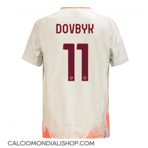 Maglie da calcio AS Roma Artem Dovbyk #11 Seconda Maglia 2024-25 Manica Corta